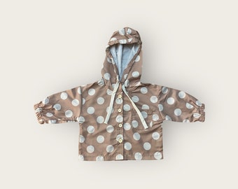 Baby Girls Summer Sun Jacket, light wear jacket, Spotty Jacket, girls jacket, jacket