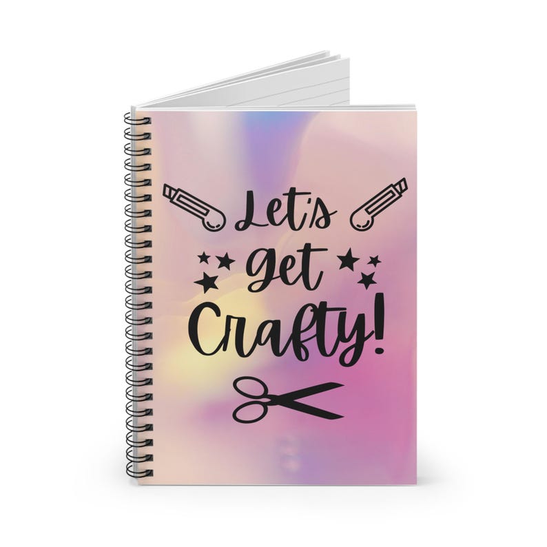 Let's Get Crafty Spiral Notebook - Ruled Line for Cosplay & Crafting ...
