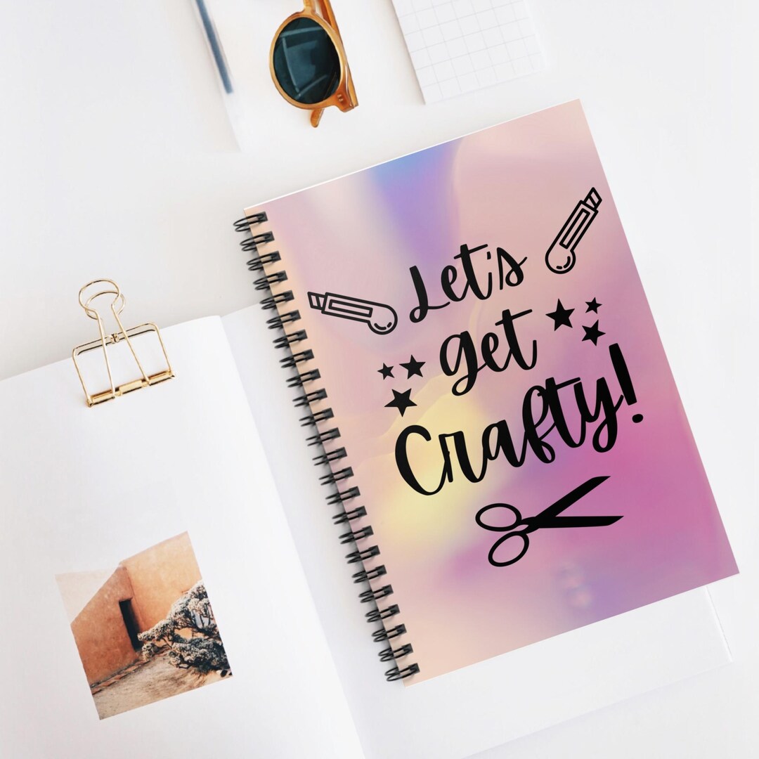 Let's Get Crafty Spiral Notebook - Ruled Line for Cosplay & Crafting ...