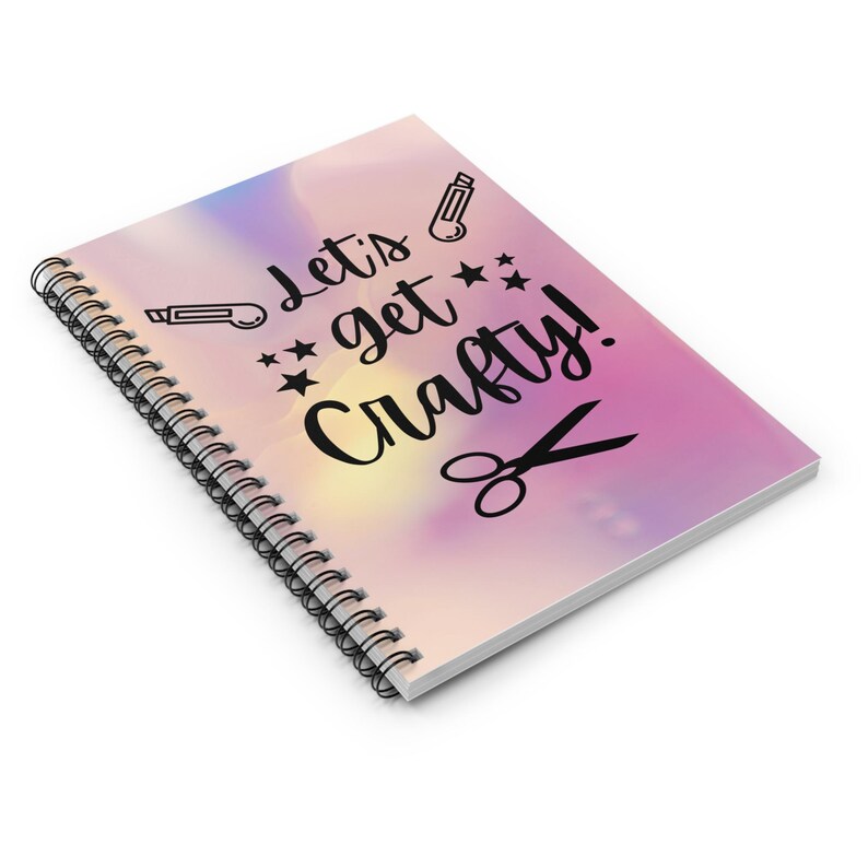 Let's Get Crafty Spiral Notebook - Ruled Line for Cosplay & Crafting ...