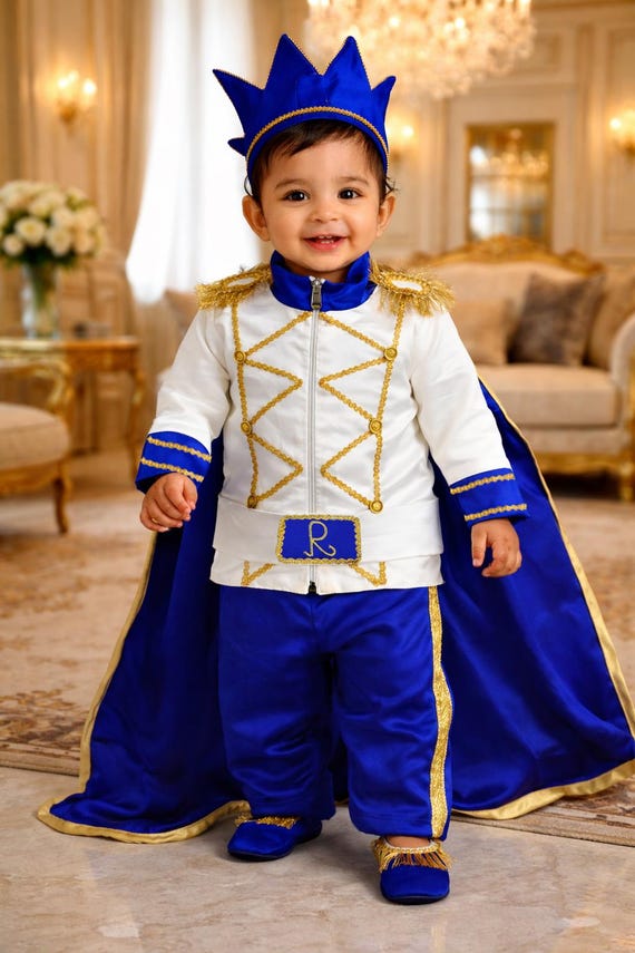 prince birthday dress Kids Sky Blue Birthday Gown BG110 main image 1