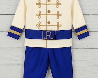 Royal Prince Charming Costume: 1st Birthday Outfit Boy, Toddler King Party Suit, Photoshoot, Halloween