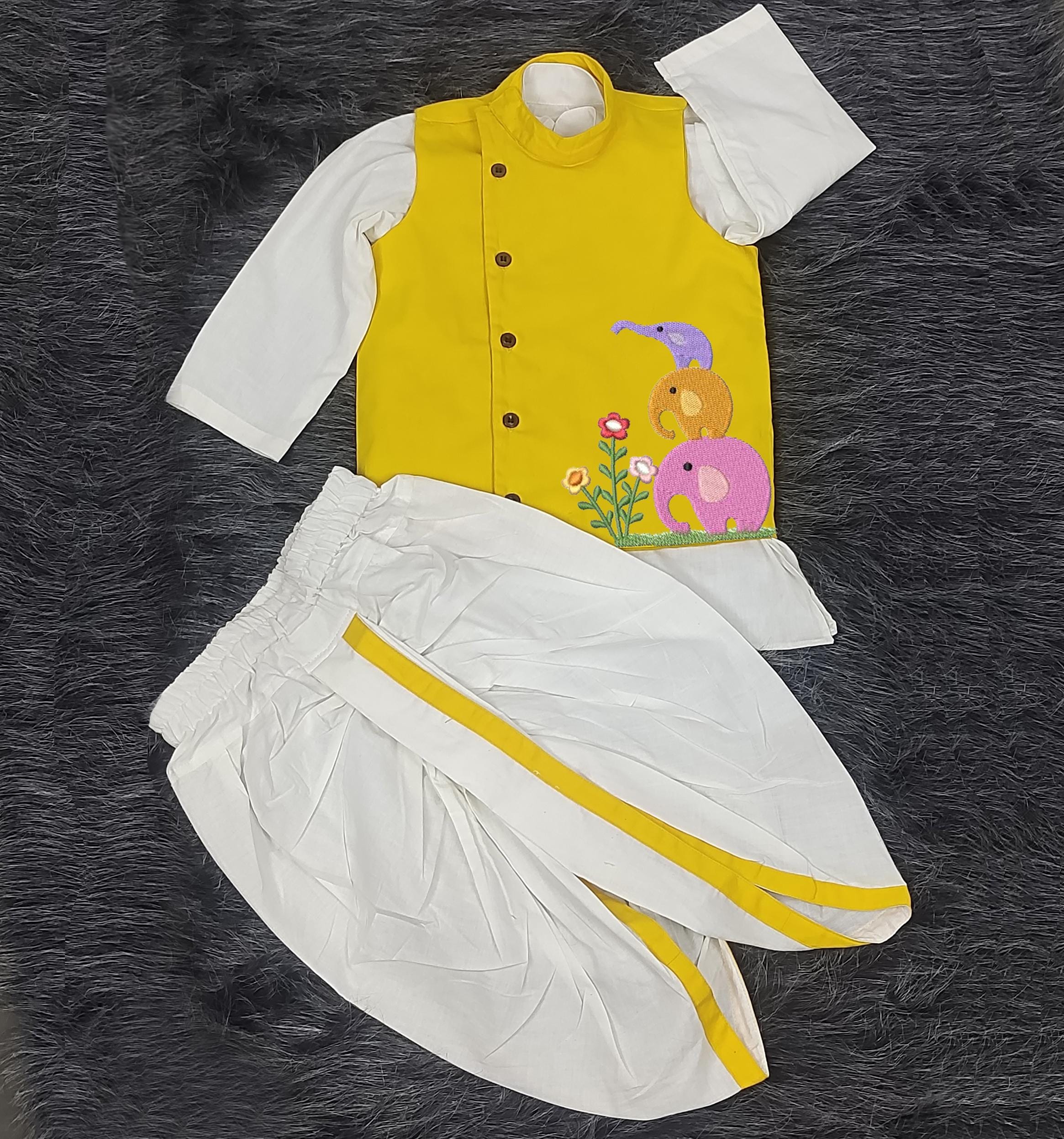 Baby Boy Ethnic Dress Wear Month Baby Boy Dhoti Kurta Dhoti