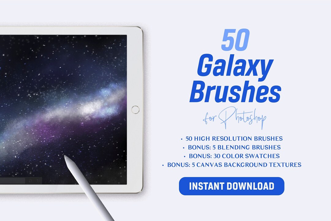 50 Galaxy Brushes Space Brushes Etsy