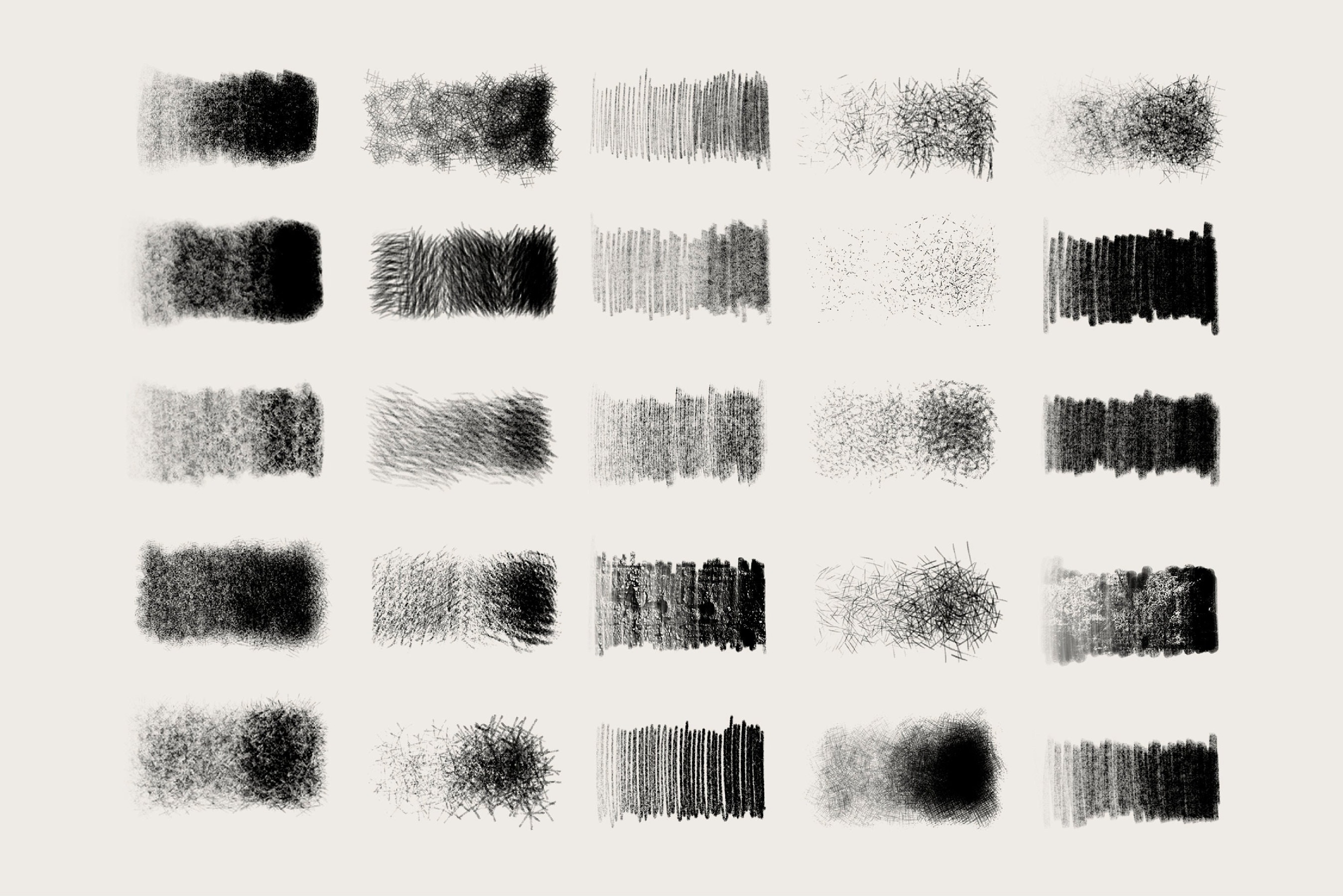 50 Pencil Brushes Colored Pencil Brushes for