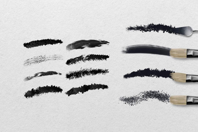 50 Classical Oil Procreate Brushes Realistic Oil Painting, Inspired by