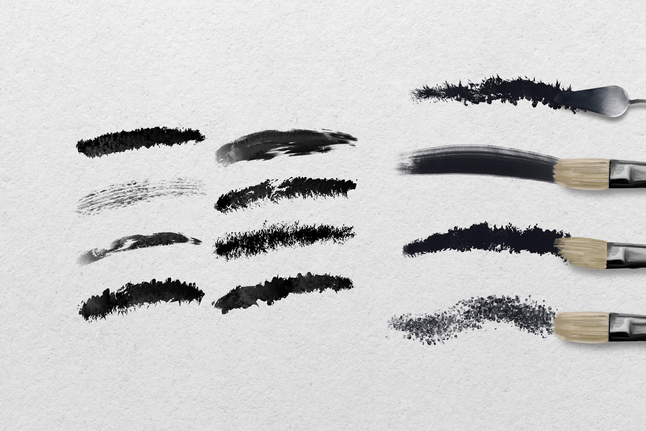 50 Classical Oil Procreate Brushes Realistic Oil Painting, Inspired by