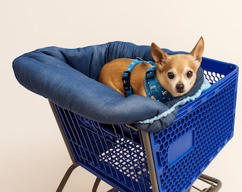 Pet Shopping Cart Cover (New Denim color)