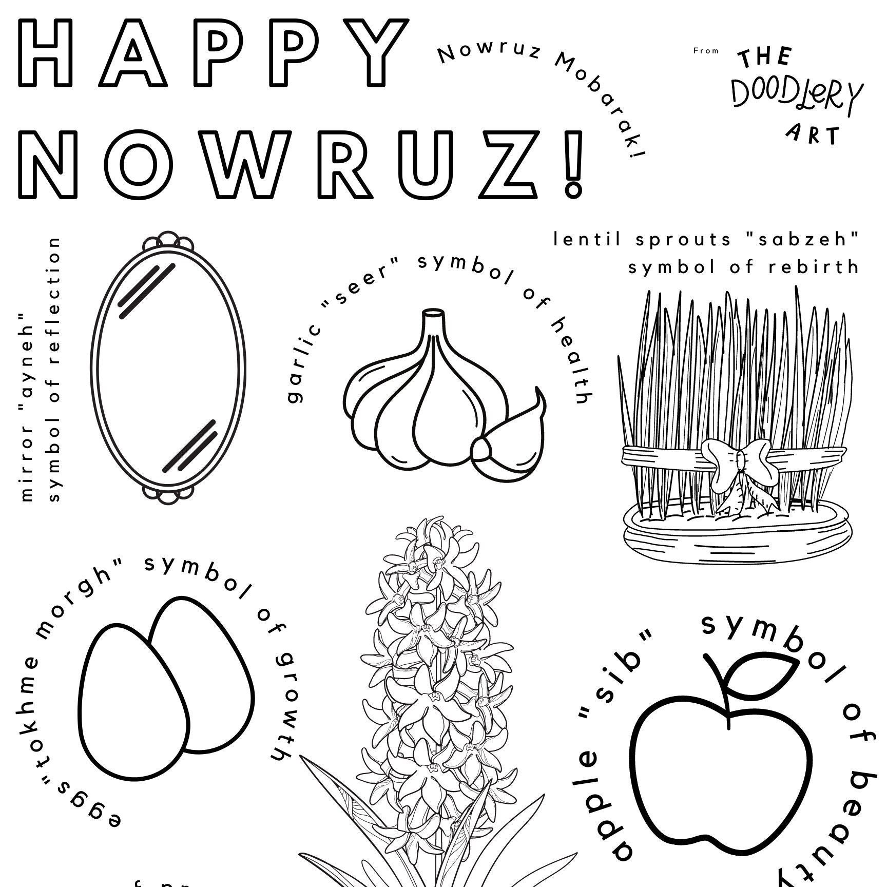 Persian New Year Lesson Plan Etsy