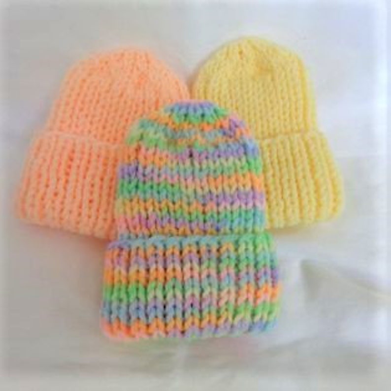Babyhug Knitted Beanie Cap Solid Dyed - Multicolour