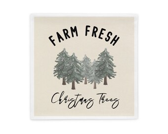 Farm Fresh Trees Pillow Case