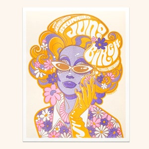 Juno Birch &#39;Groovy 70s&#39; Riso Print