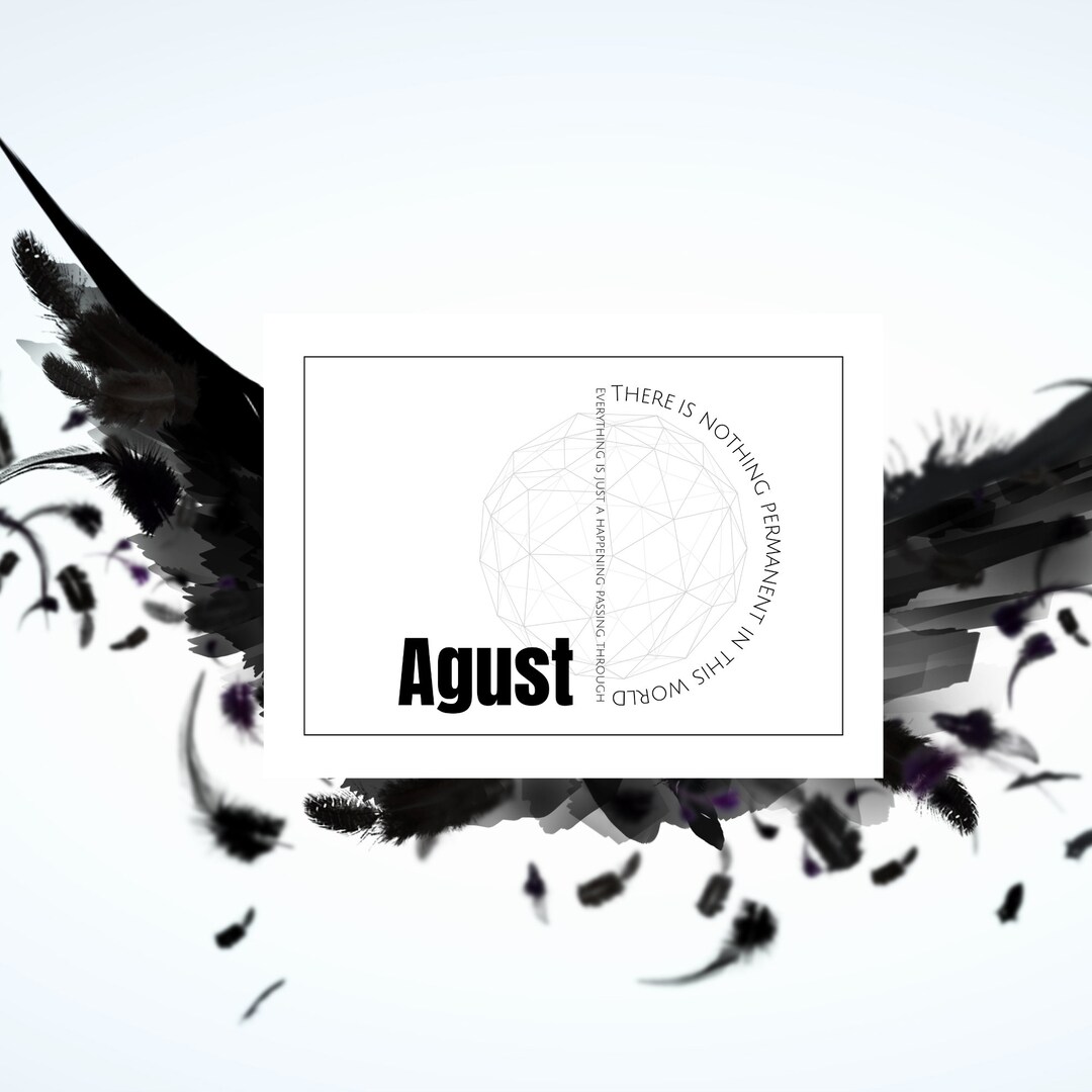 Agust D Mixtape BTS Poster Agust D People Bts Merch - Etsy