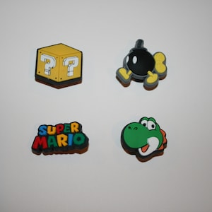 Super Mario Bros Shoe Charms