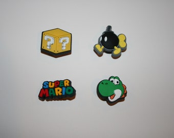 Lot De 24 Charms (breloques) Chaussures Super Mario Bros - Neuf Sous Blister