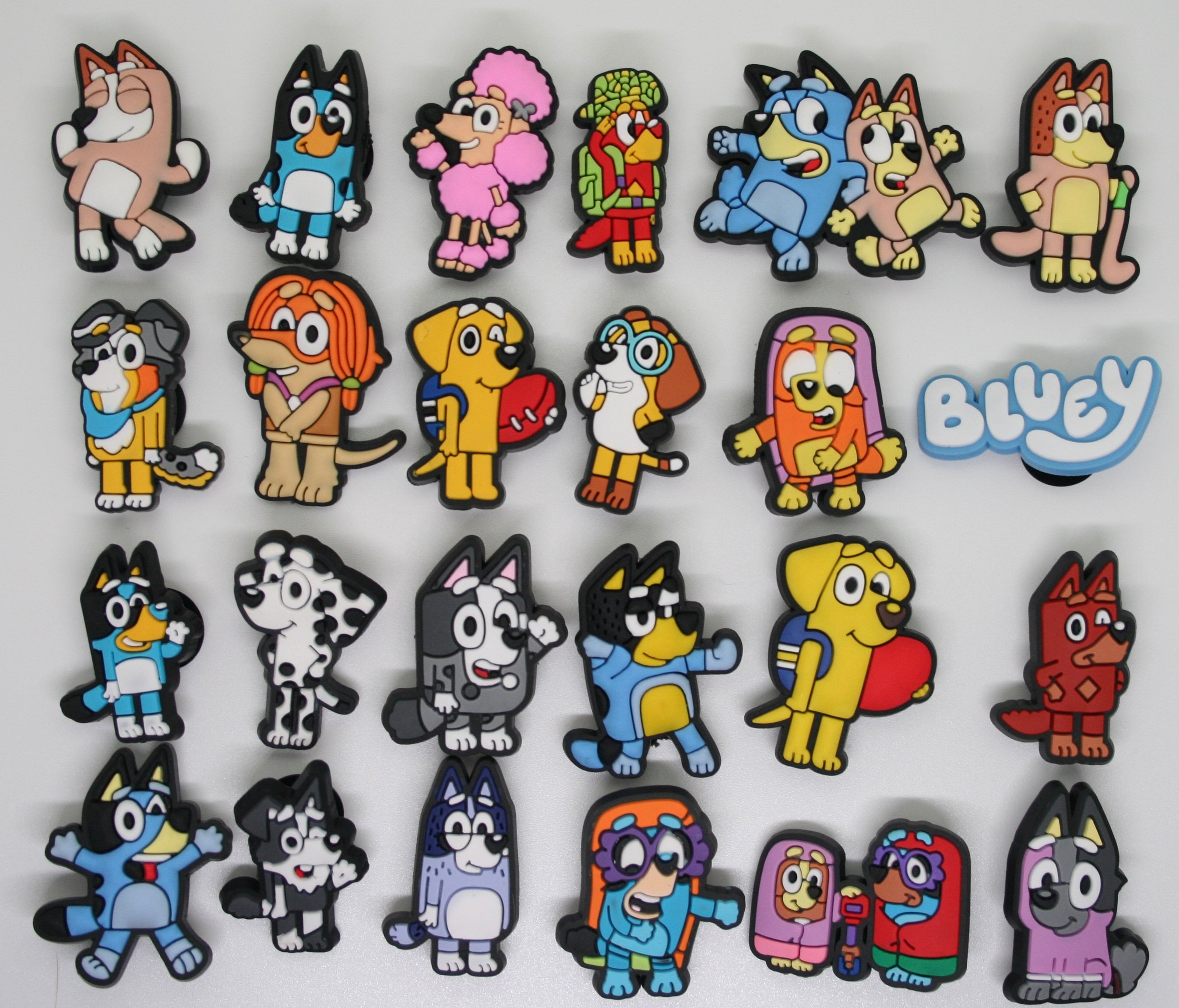 Bluey Potty Training Stickers Bundle - Over 295 Bluey Reward Stickers for Toddlers Plus Beach Kids Door Hanger | Bluey Stickers Party Favors