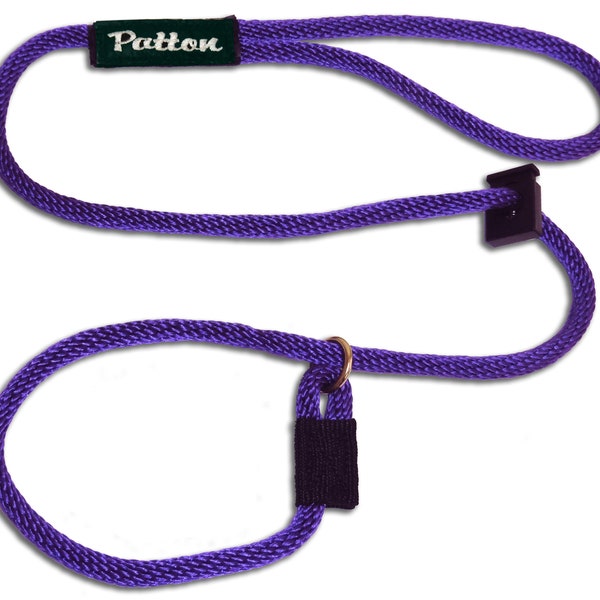 Personalized English Slip Dog Leash - Made in the USA!