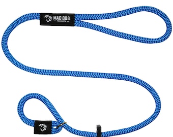Personalized English Slip Lead Dog Leash Premium Rope - Made in the USA! Multiple sizes and lengths available!
