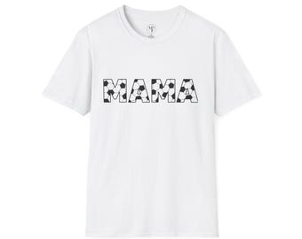 MAMA voetbalblokletters T-shirt | T-shirt moeder typografie