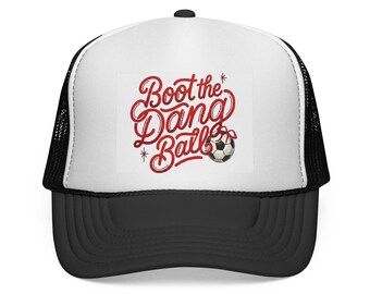 Boot the Dang Ball-truckerpet | Voetbaluitdrukking honkbalhoed