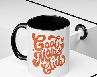 Heart Script Slogan Coffee Mug | Accent Black Handle and Rim