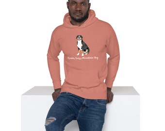 Bluza z kapturem unisex Greater Swiss Mountain Dog