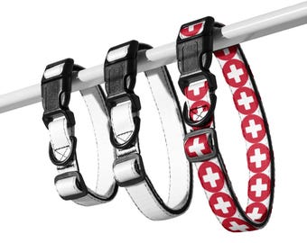 Obroża dla psa Swiss Cross | Duży szwajcarski pies pasterski | Berneński pies pasterski | Obroże dla dużych psów