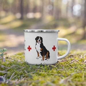 Greater Swiss Mountain Dog  Enamel Mug
