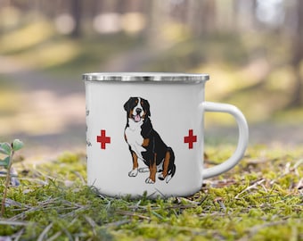 Greater Swiss Mountain Dog  Enamel Mug