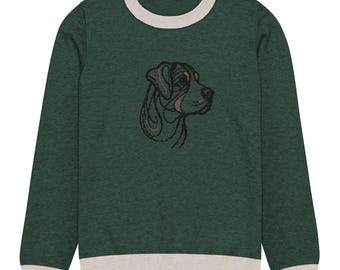Greater Swiss Mountain Dog Knitted crew neck sweater