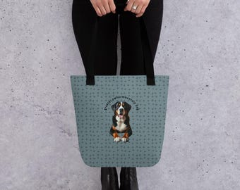 Greater Swiss Mountain Dog + Tote Bag