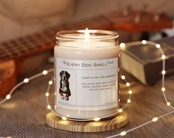 Every Dog Smell Candle, Soy Candle 9oz | Funny Dog Candle