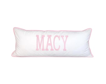 Monogram London Applique Pillow (Various Colors/Sizes Available)
