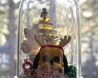 Adorno navideño de Pluto de Disney con luces