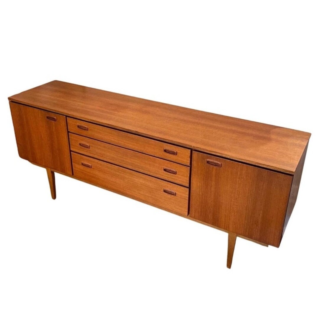 Vintage Midcentury Modern Sideboard by Nathan Furniture Etsy