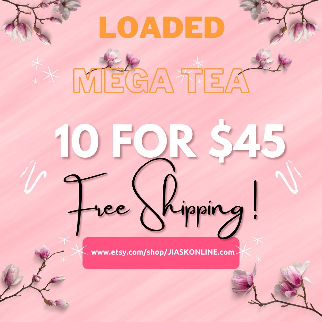 Best Selling Loaded Mega Tea 10 for 45.00 FREE SHIPPING - Etsy