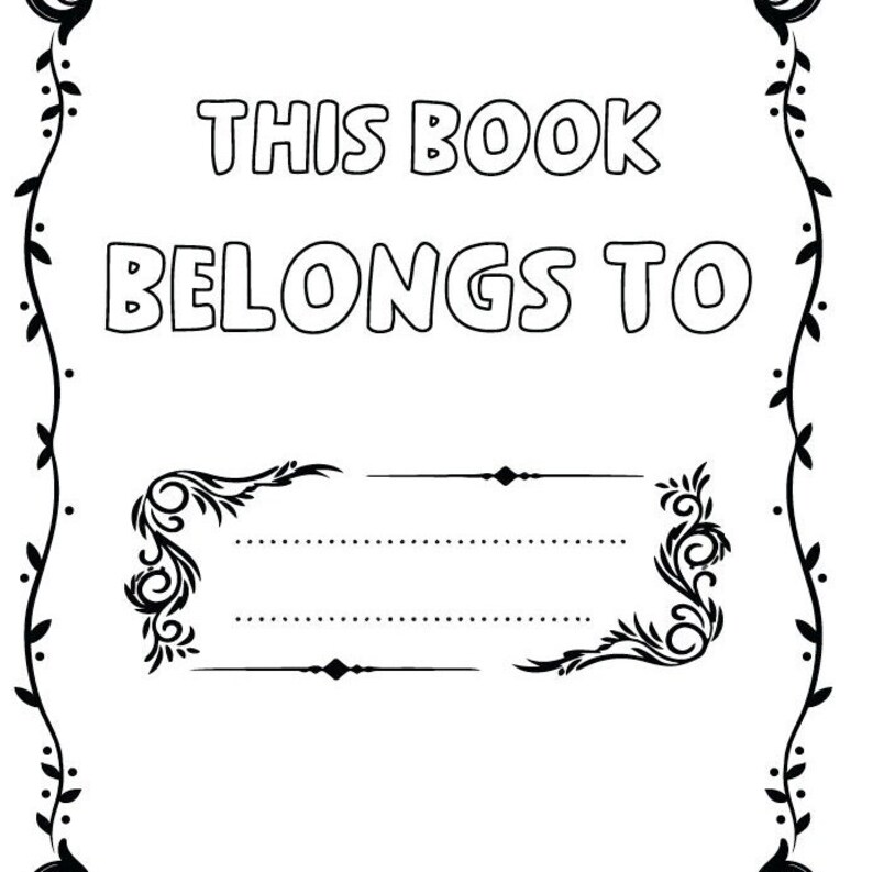 Printable Coloring Alphabet Booklet Digital Download Etsy
