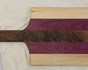 Tri Wood Cutting Board with Handle