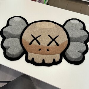 Handmade Street Art Skull Rug - Etsy