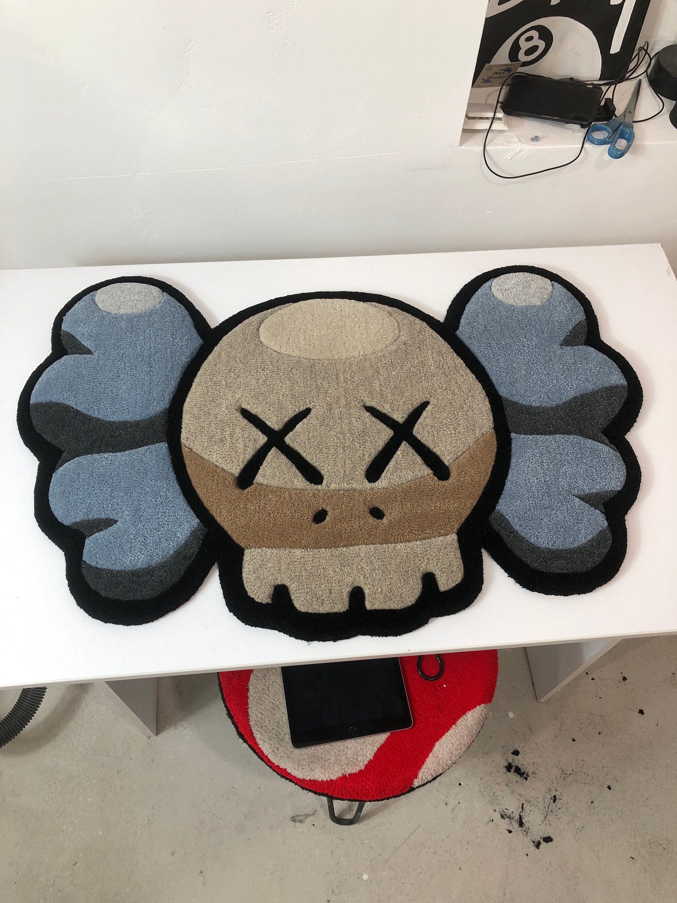 Handmade Street Art Skull Rug - Etsy