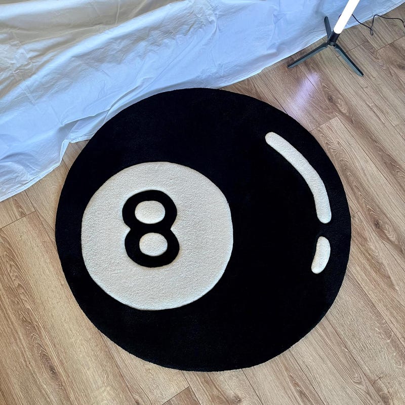 8ball Rug - Etsy UK