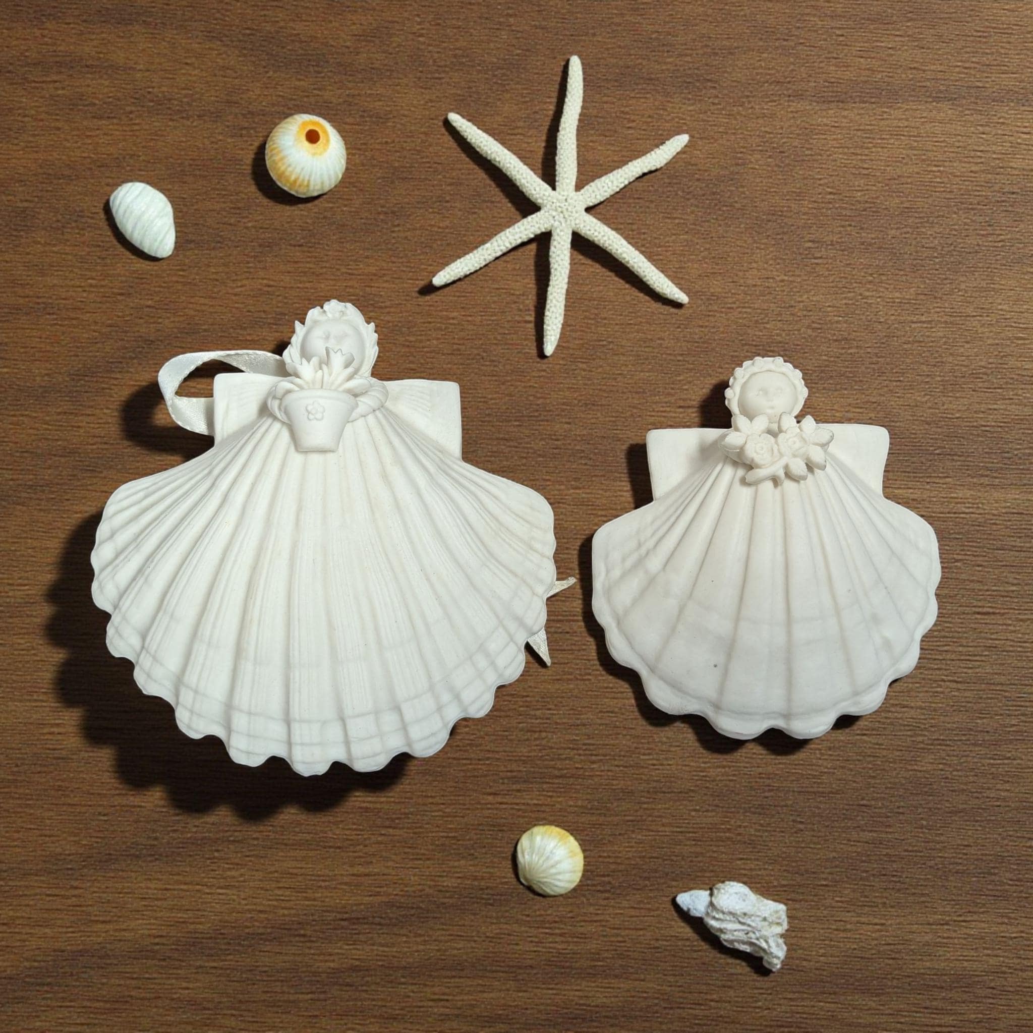 Porcelain Margaret Furlong Angel Ornaments - Etsy