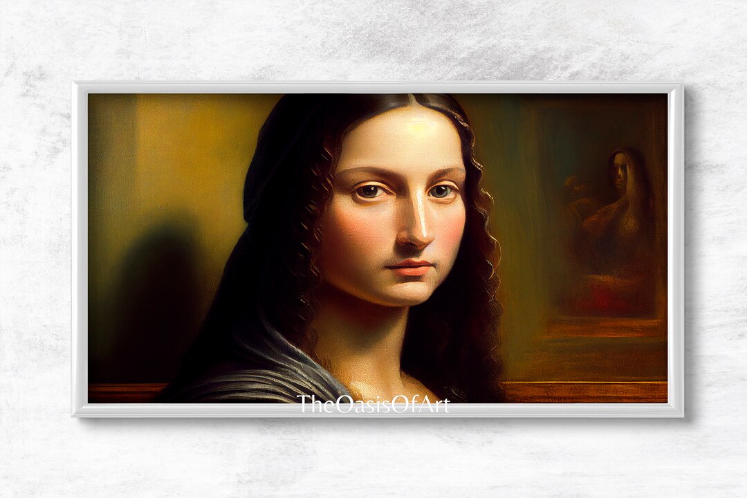 Gioconda by Leonardo Da Vinci Digital Download Art for Frame Etsy