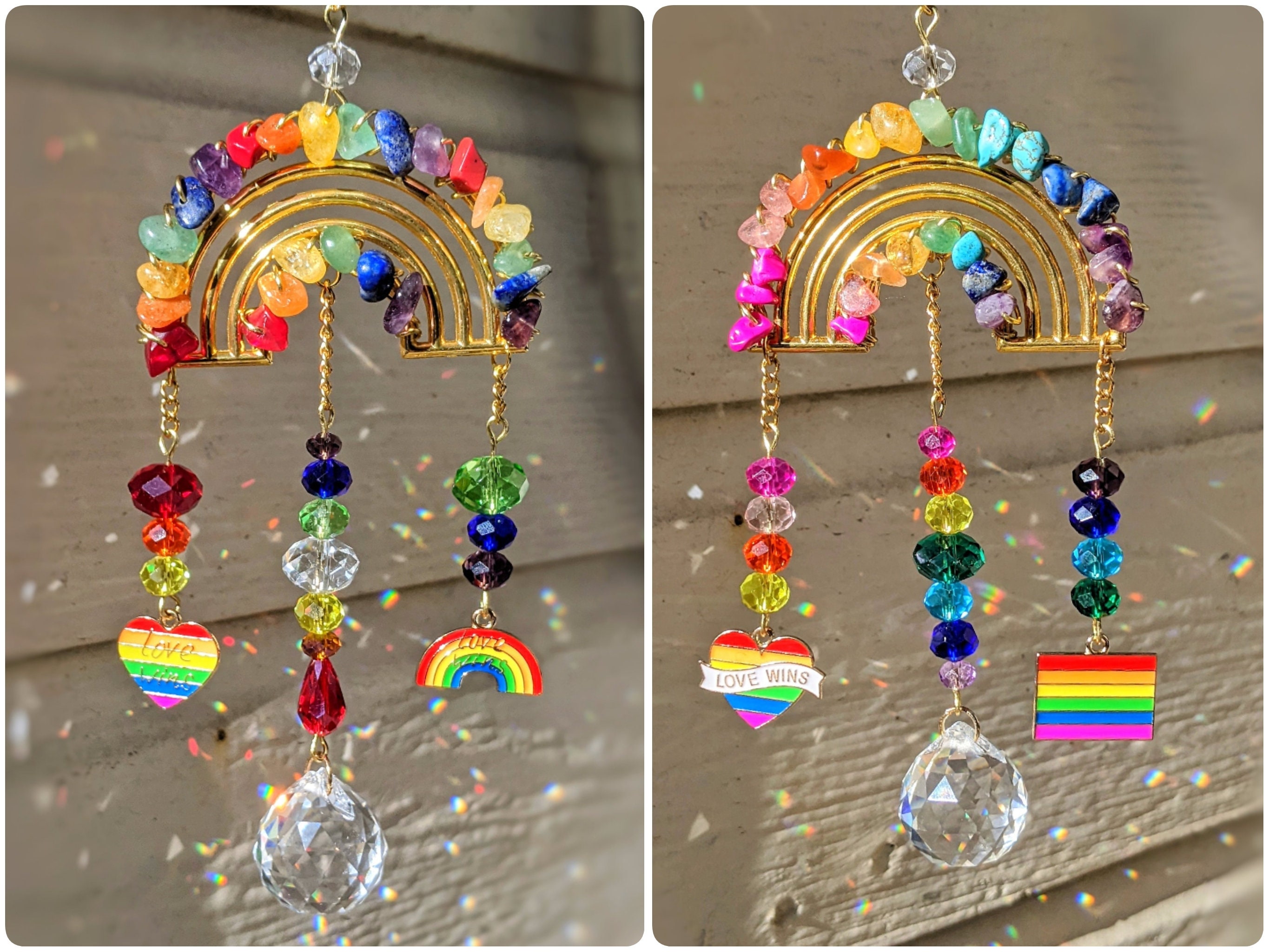 Rainbow Car Decor Pride Rainbow Suncatcher Love Wins Rainbow Etsy Rainbow Car Decor Pride Rainbow Suncatcher Love Wins Rainbow Etsy