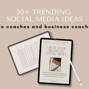 50+ Social Media Ideas for Life Coach & Business Coach | Coaching Content Ideas | Social Media Post Content Ideas