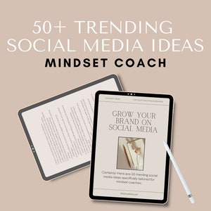50+ Social Media Ideas for Mindset Coaches | Coaching Content Ideas | Social Media Posts for mindset business coaches
