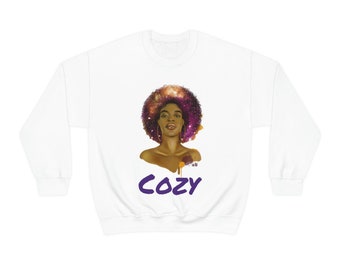 COZY Sweatshirt fior Black Women, Sweater , Comfortable Sweater
