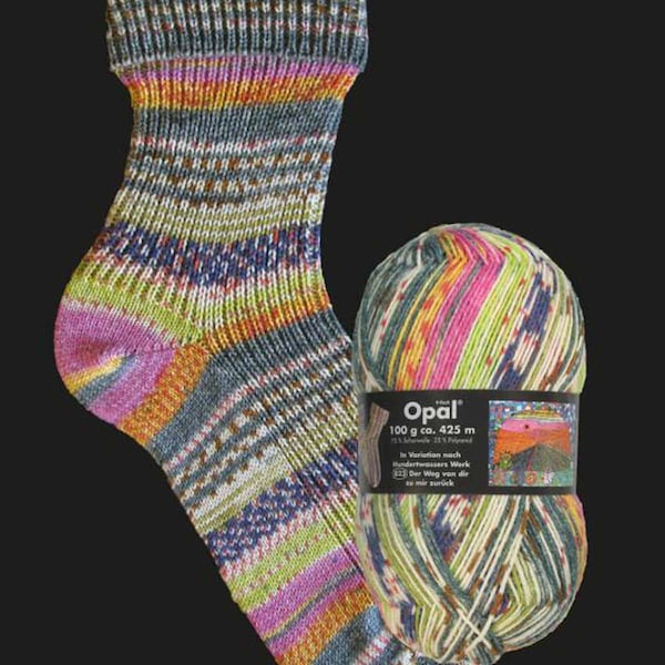 Opal Hundertwasser 2107 - Opal 4 ply sock yarn - fingering weight