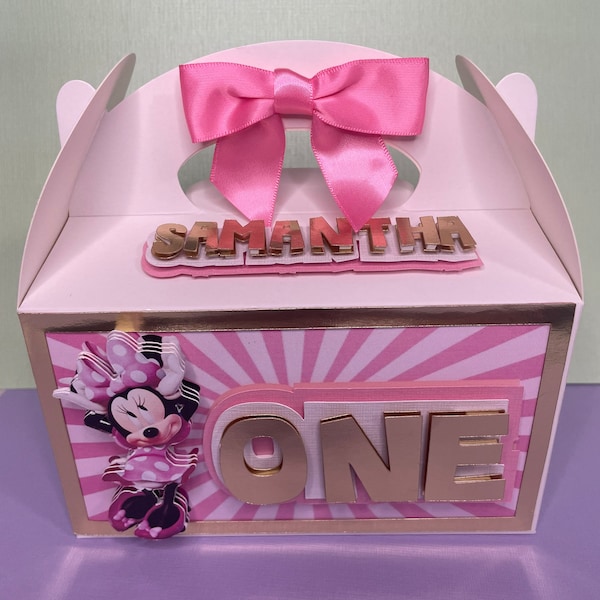 Minnie Mouse Candy Boxes - Etsy