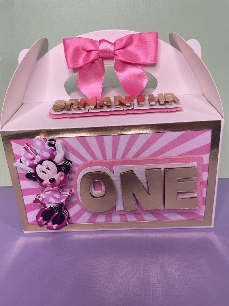 Minnie Mouse Box / Minnie Mouse Boxes / Minnie Mouse / Party Boxes / Candy Box / Candy Boxes Etsy